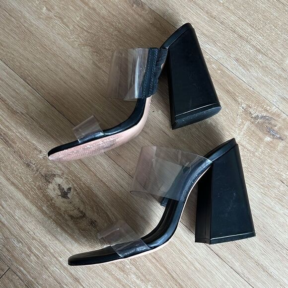 SCHUTZ • Victorie High Block Heel in Black - Picture 3 of 10